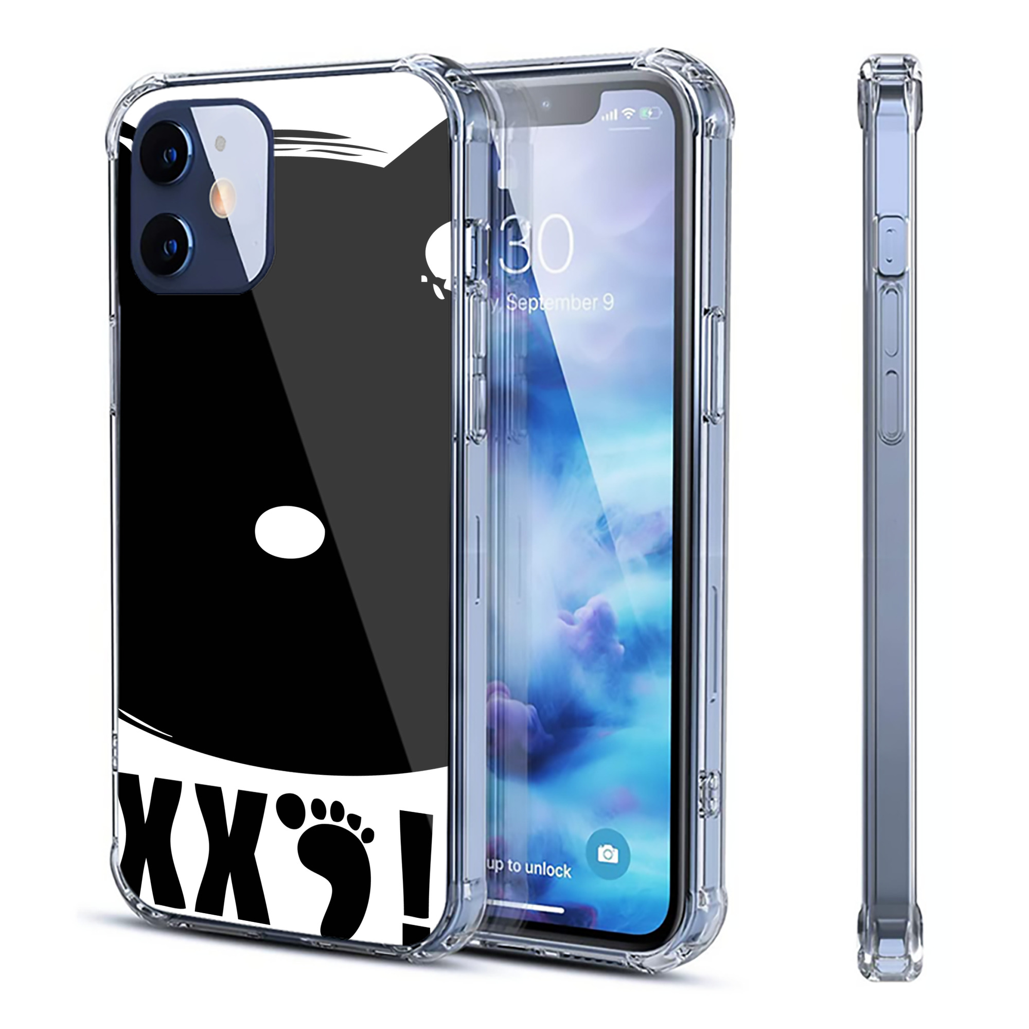 （画像用） Hello Kitty ハローキティ 【iPhone 12シリーズ対応】透明スマホケース（クリアソフトケース）